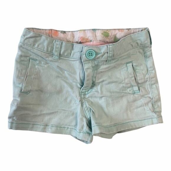 Cherokee Light Blue Turquoise Shorts Girl’s Size 4 - Picture 1 of 6